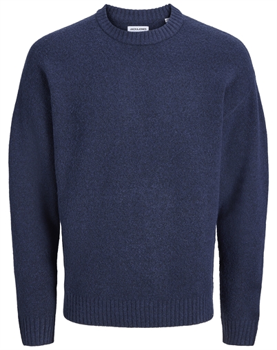Jack & Jones - JJESoho Ollie Knit Crew Neck - Navy Blazer